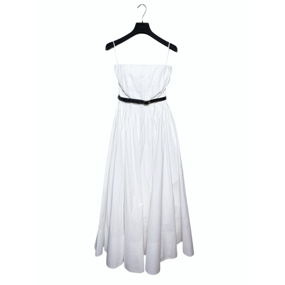 SIMKHAI NWT Thalia Bustier Cotton Poplin Midi Dress Size 4 - Picture 3 of 9